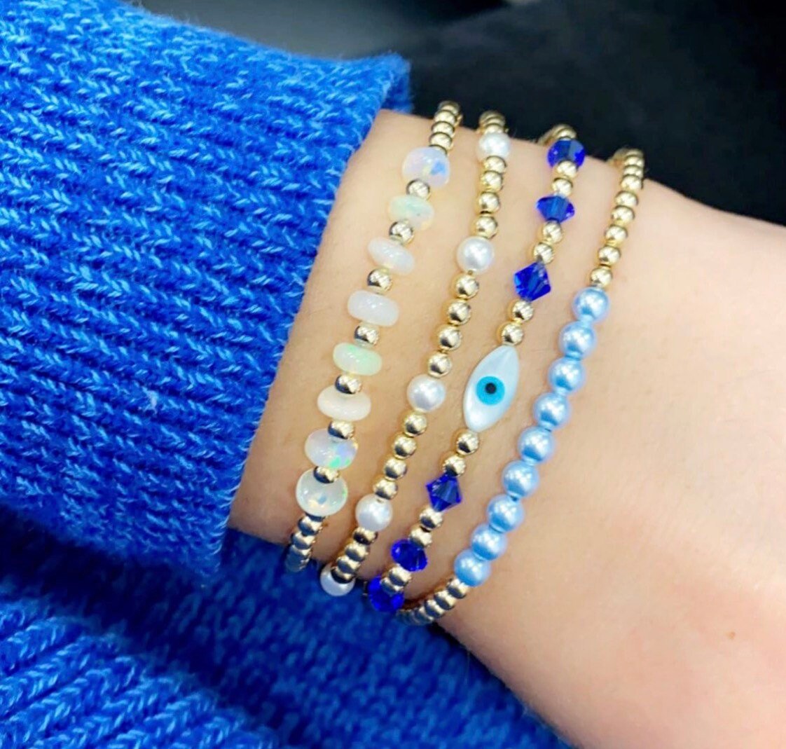 The Crystalized Evil Eye Bracelet