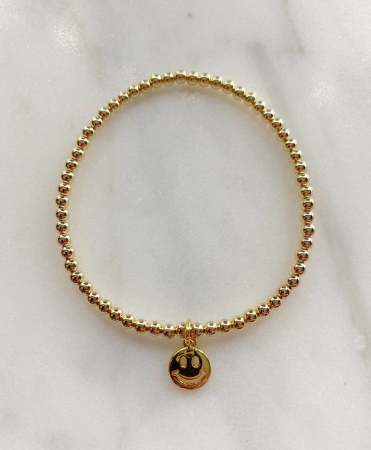 The Gold Smiley Bracelet